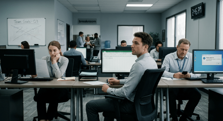employee engagement declining